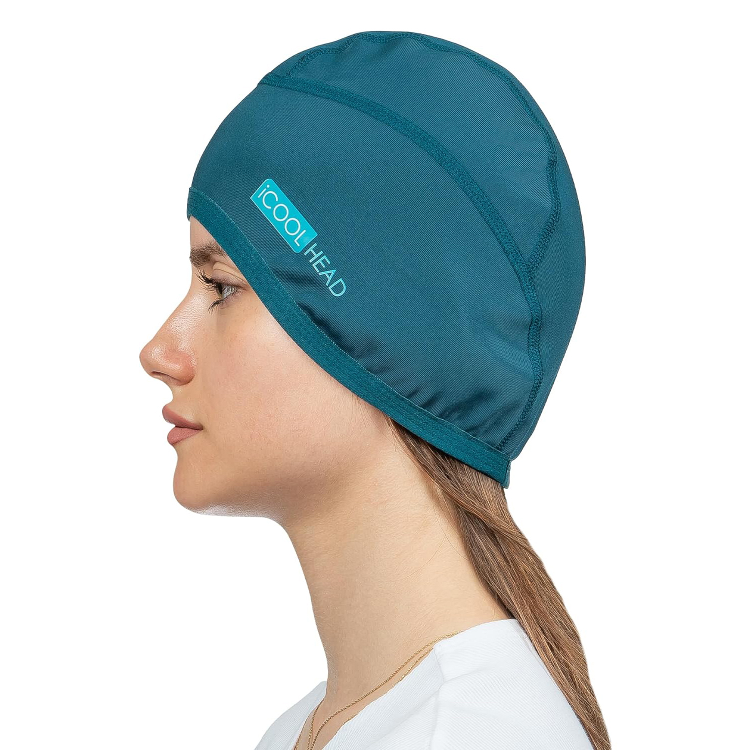 iCool Head Havuz Bonesi, Yüzücü Bone, Deniz Bonesi, Bisikletçi Beresi, Kask Beresi, Yürüyüş Başlığı (Petrol Yeşil)